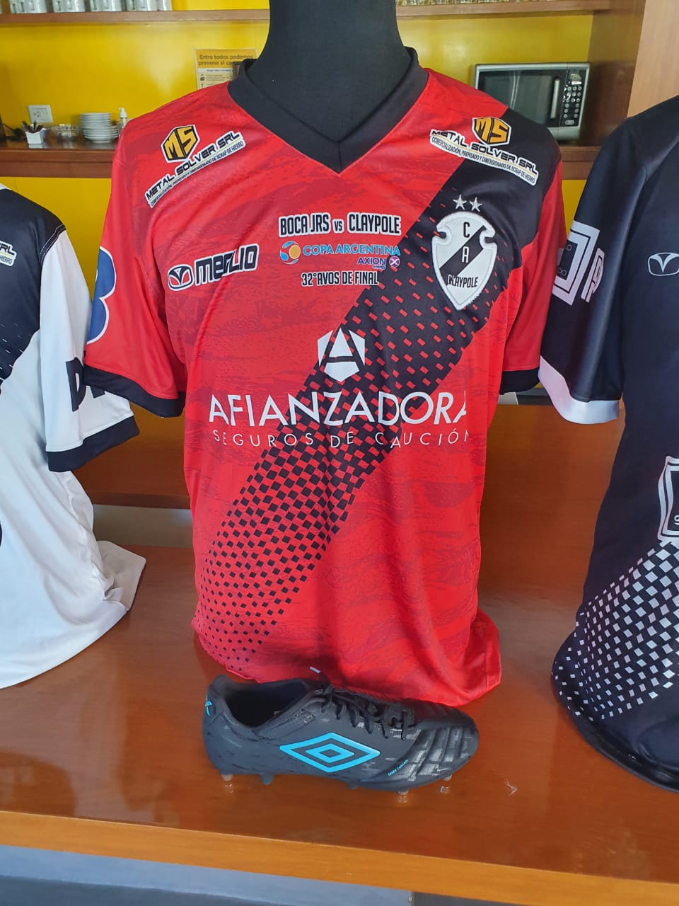 La camiseta que portará el arquero