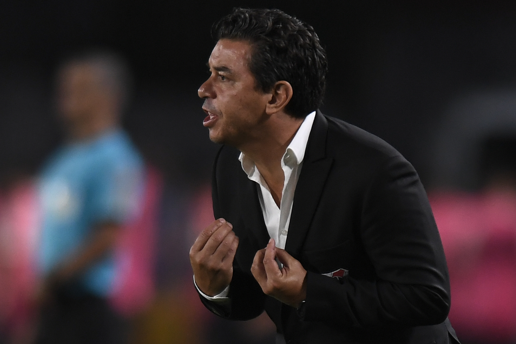 Marcelo Gallardo cuestionó el planteo de Boca. (Foto: Getty)