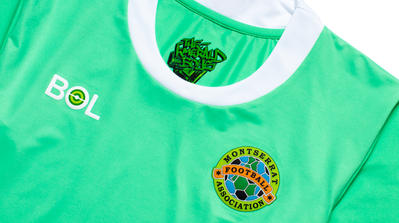 Camiseta de la selección de fútbol de Montserrat (Foto: BOL)