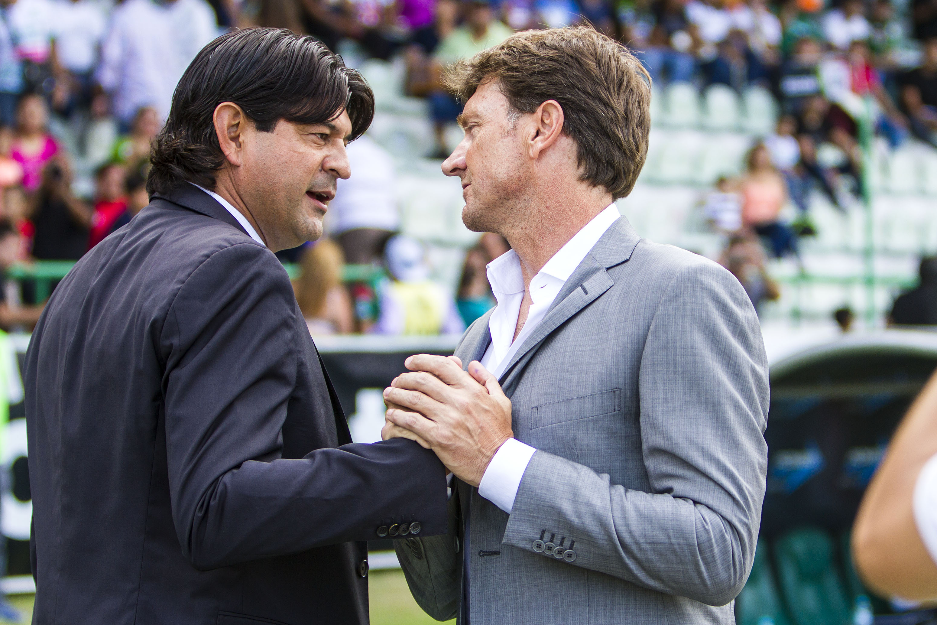 José Saturnino Cardozo y Hernán Cristante. Foto: Imago 7