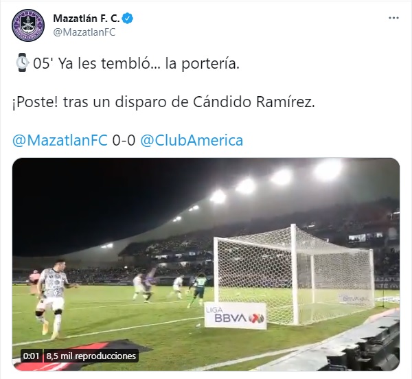 El inoportuno tuit del CM de Mazatlán. (Captura)