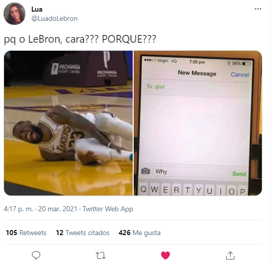 Lesión de LeBron James