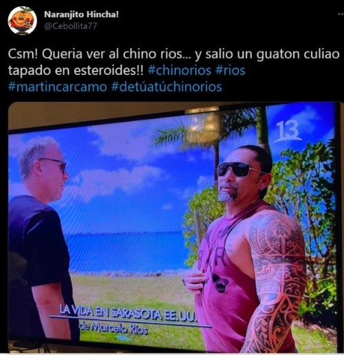 Meme de Marcelo Ríos en Twitter