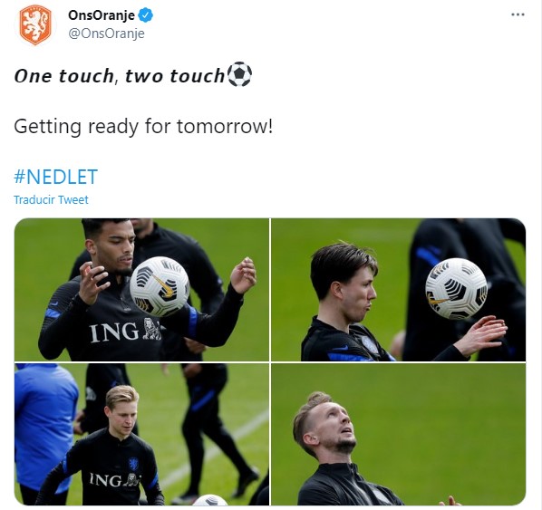 Foto: Twitter oficial de Países Bajos.
