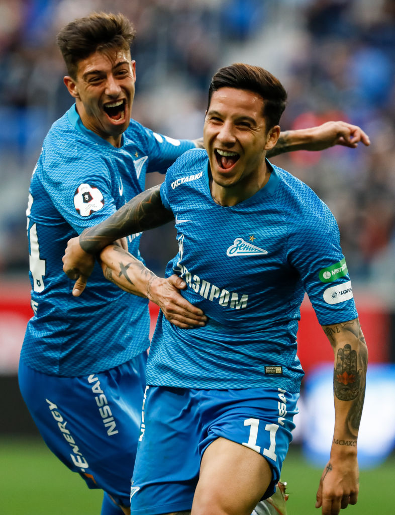 Driussi y Rigoni, juntos en Zenit. (Getty)