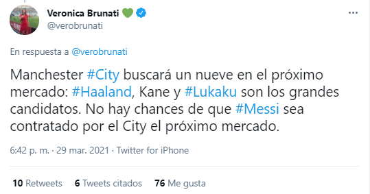 Tuit de Vero Brunati.