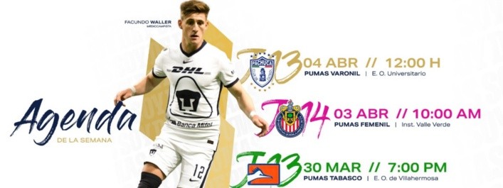 Foto: Twitter oficial de Pumas.