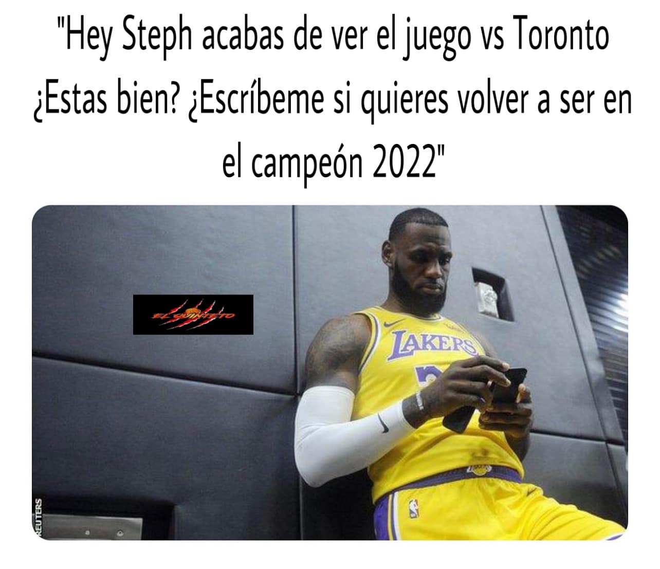 El meme de LeBron y Curry