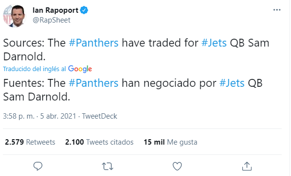 Darnold Panthers