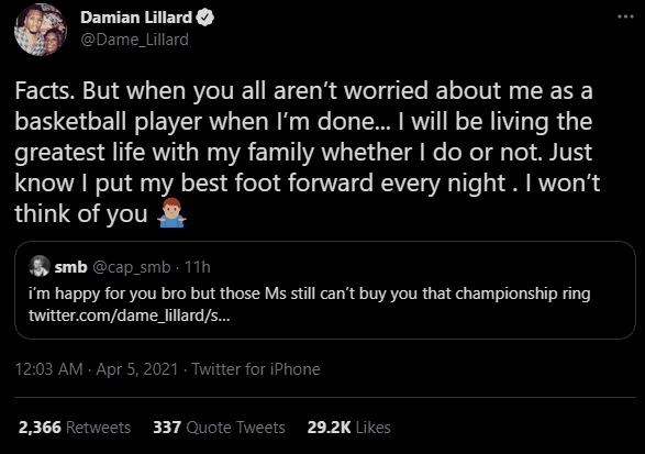 via Damian Lillard