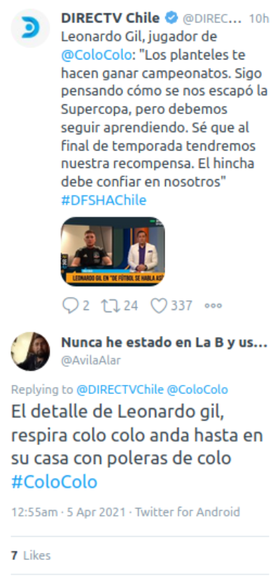 Directv en Twitter