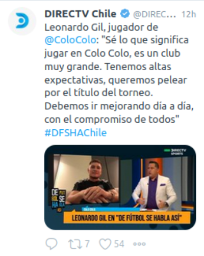 Directv en Twitter