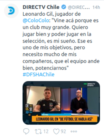 Directv en Twitter