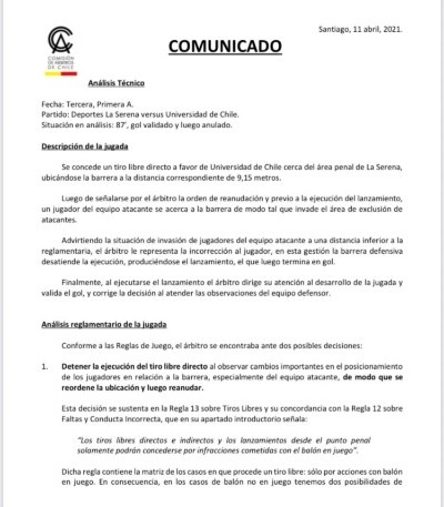 Comisión de Árbitros de la ANFP
