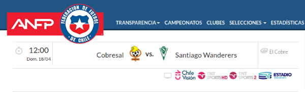 Cobresal vs. Santiago Wanderers en Campeonato Nacional 2021