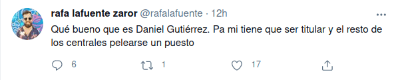 Rafael Lafuente en Twitter