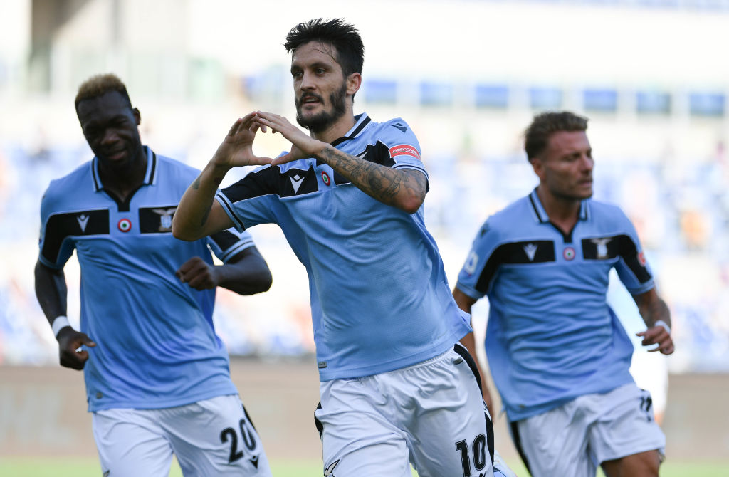 Luis Alberto festejando un gol en Lazio. (Foto: Getty)