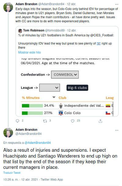 Adam Brandon en Twitter