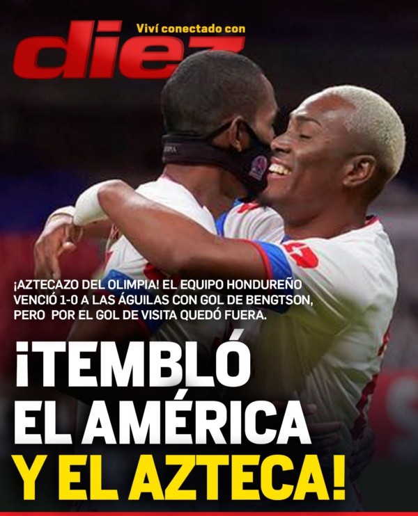 Así fue la portada del Diario Diez.
