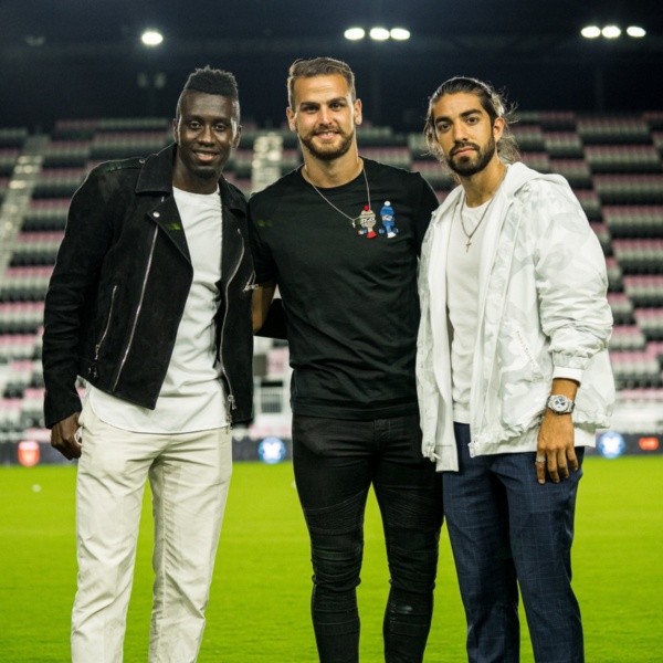 Blaise Matuidi, Leandro González Pirez y Rodolfo Pizarro (Inter Miami CF)
