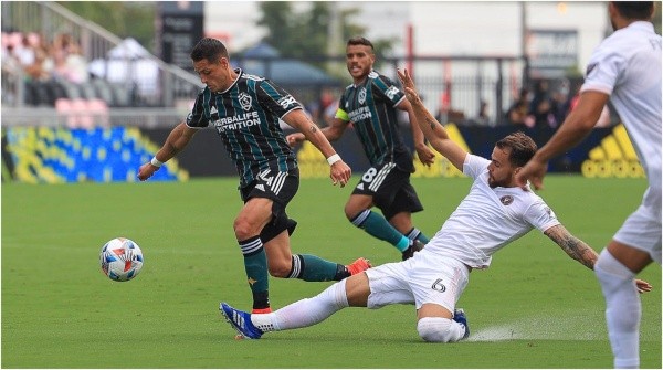 Chicharito Hernández ante Inter Miami (Foto: @LA Galaxy)