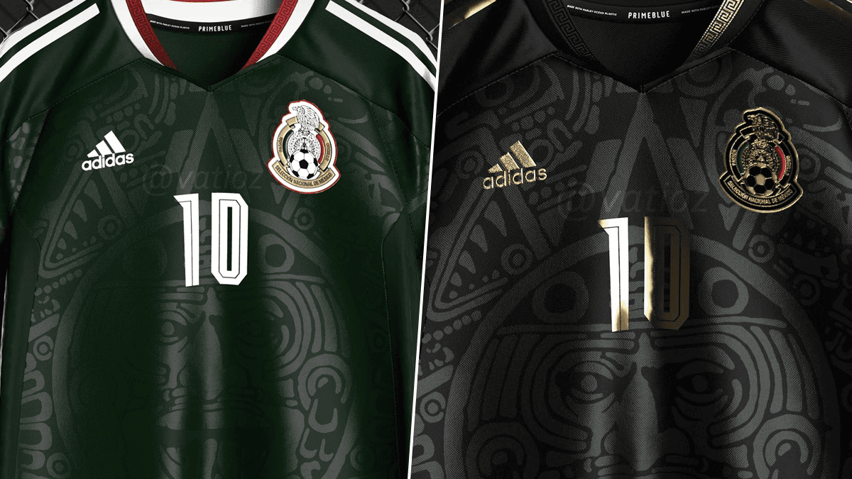 Selección Mexicana jerseys fantasy, titular y alternativo, para el