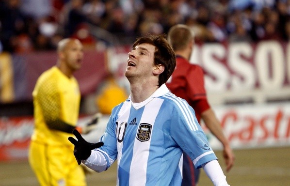 Messi con Argentina, 2011 (Imagen: Getty)