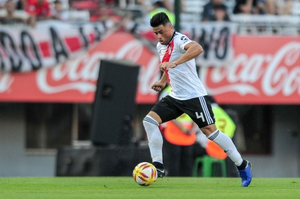 Jorge Moreira durante un partido de River. (Foto: Getty)