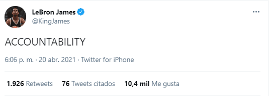 LeBron James George Floyd