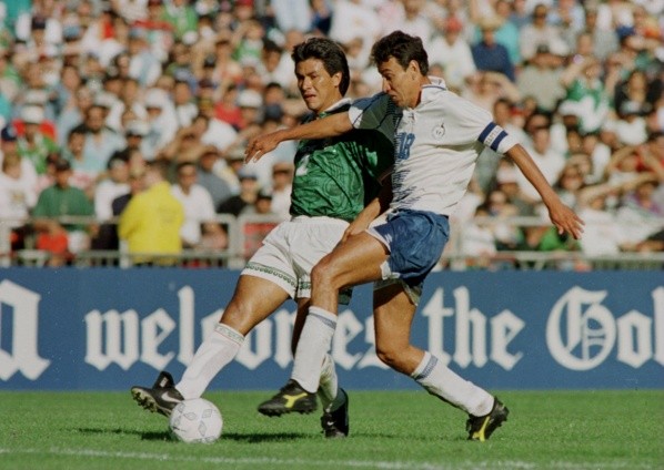 Claudio Suárez en la Copa de Oro Concacaf 96. Foto: Imago 7
