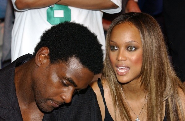 Chris Webber y Tyra Banks