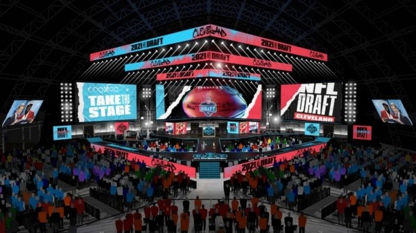 El escenario del Draft 2021 en Cleveland (NFL)