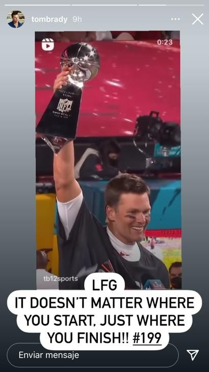 Mensaje de Brady sobre el Draft