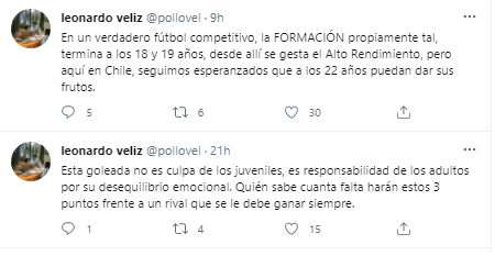 Leonardo Véliz en redes sociales