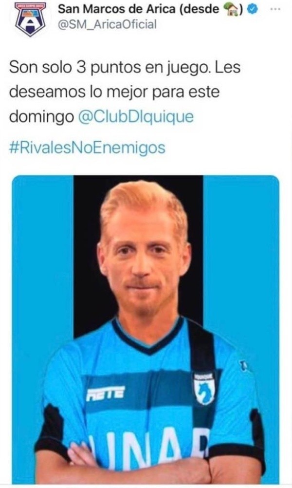 La publicación de Arica