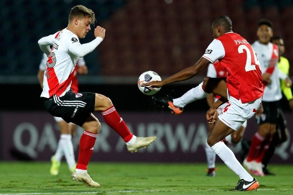 River en el empate ante Santa Fe. (Foto: Getty)