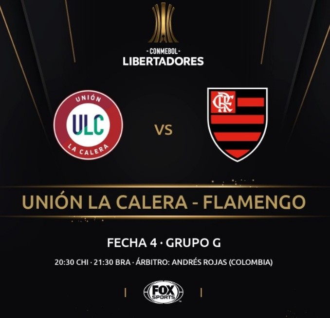 Unión La Calera vs. Flamengo EN VIVO ONLINE por la Copa ...