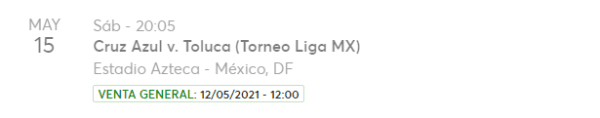 boletos cruz azul ticketmaster