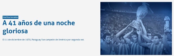 Foto: Página oficial de la Asociación Paraguaya de Fútbol.