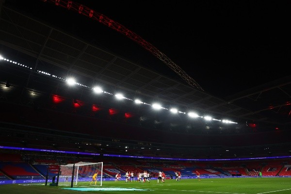 La vista del Estadio Wembley, la casa de Inglaterra para sus partidos de fase de grupos (Foto: Getty Images).