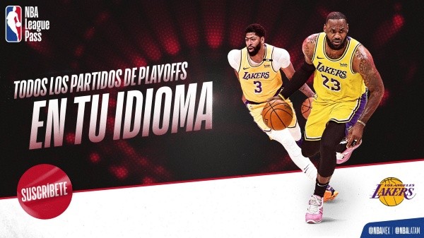 NBA League Pass transmitirá los Playoffs en español (Foto: @NBALatam)