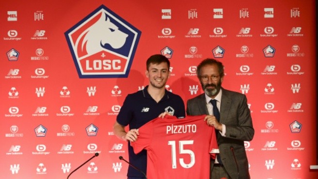 Eugenio Pizzuto, campeón con Lille.