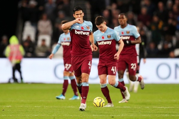 Fabián Balbuena, recién desvinculado de West Ham (Fuente: Getty Images)