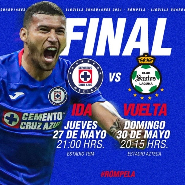 Afiche de la final (TW Cruz Azul)