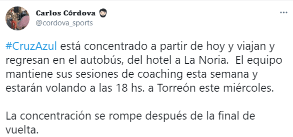 Información de Carlos Córdova (TW Carlos Córdova)