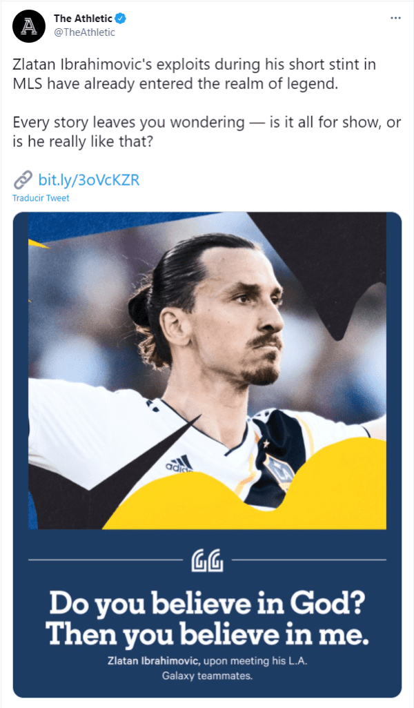 Feo gesto de Zlatan Ibrahimovic LA Galaxy MLS fútbol internacional