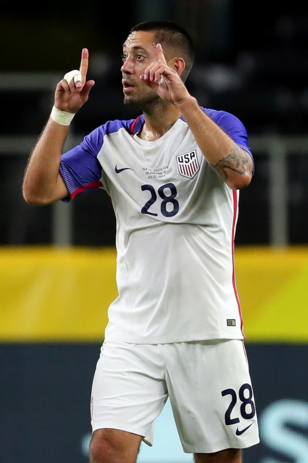 Clint Dempsey jugando por Estados Unidos (Getty)