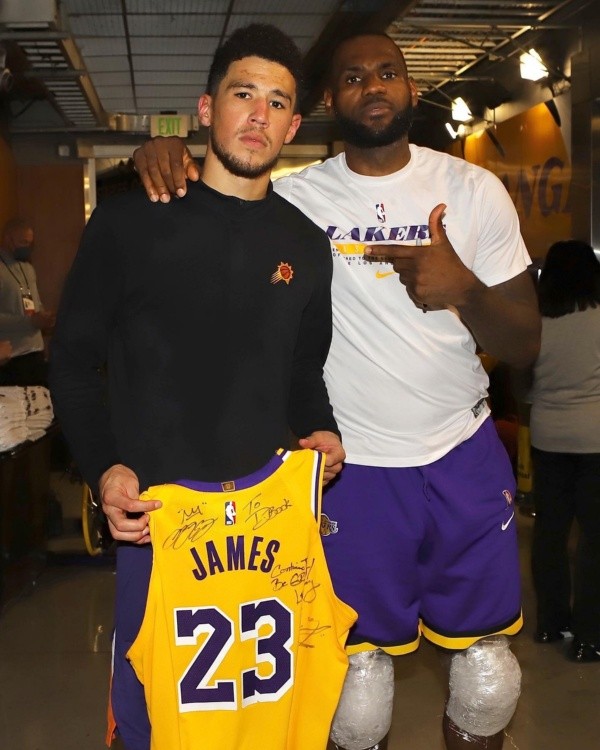 Devin Booker LeBron James