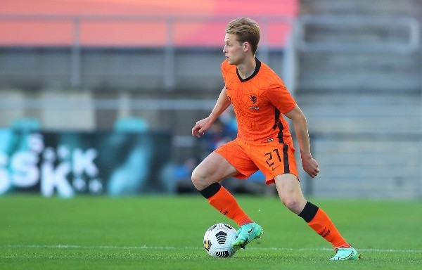 Frenkie De Jong con Holanda (Getty)