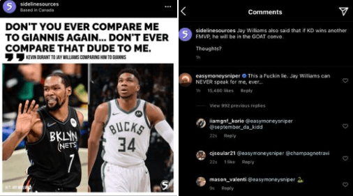 Kevin Durant Giannis Antetokounmpo